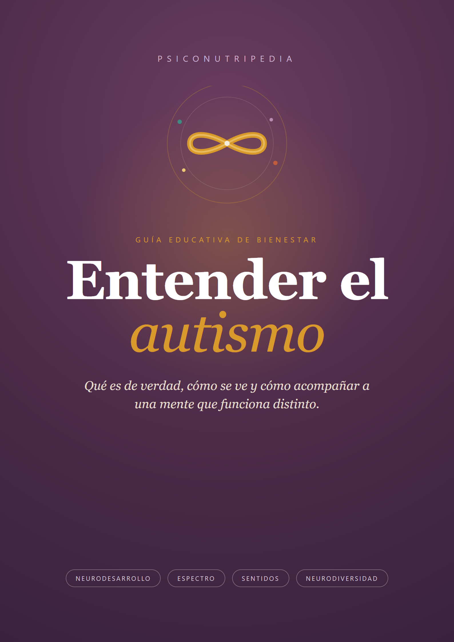 Portada de la guía Entender el autismo